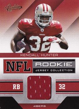 2011 Panini Absolute Memorabilia - Rookie Jersey Collection #21 Kendall Hunter Front