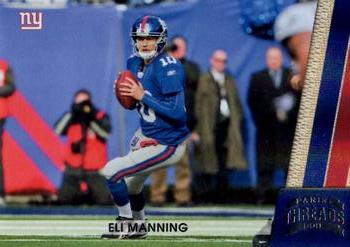 2011 Panini Threads - Silver #98 Eli Manning Front