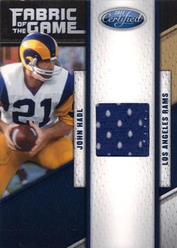 2011 Panini Certified - Fabric of the Game #82 John Hadl Front