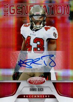 2011 Panini Certified - Mirror Red Signatures #153 Ahmad Black Front