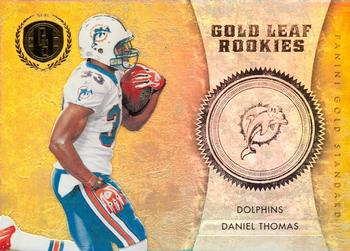 2011 Panini Gold Standard - Gold Leaf Rookies #20 Daniel Thomas Front