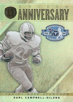 2011 Panini Gold Standard - Golden Anniversary #31 Earl Campbell Front