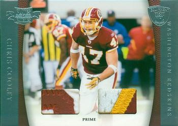 2011 Panini Plates & Patches - NFL Equipment Combos Prime #3 Chris Cooley Front