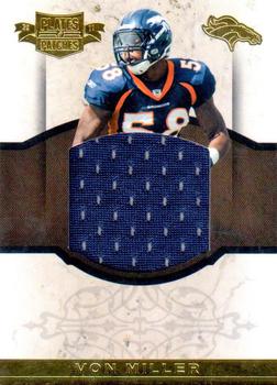 2011 Panini Plates & Patches - Rookie Jumbo Materials #36 Von Miller Front