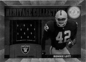 2011 Panini Totally Certified - Heritage Collection Jerseys #58 Ronnie Lott Front