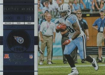 2011 Playoff Contenders - Playoff Ticket #36 Chris Johnson Front