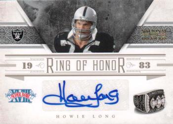 2011 Playoff National Treasures - Ring of Honor Signatures #14 Howie Long Front