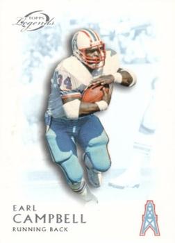 2011 Topps Gridiron Legends - Blue #130 Earl Campbell Front
