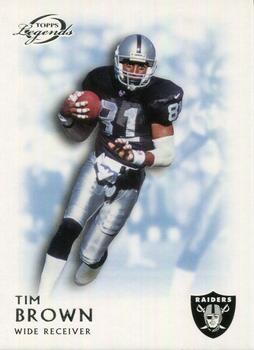 2011 Topps Gridiron Legends - Blue #145 Tim Brown Front