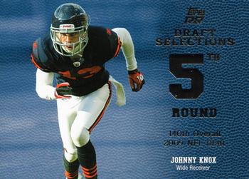 2011 Topps Rising Rookies - Draft Selection #DS-JK Johnny Knox Front