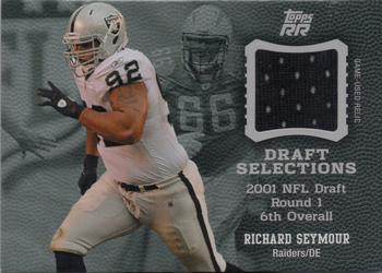 2011 Topps Rising Rookies - Draft Selection Jerseys #DSS-RS Richard Seymour Front