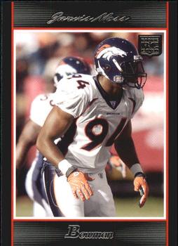 2007 Bowman #179 Jarvis Moss Front