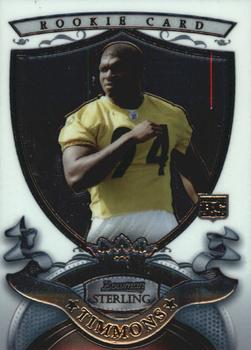 2007 Bowman Sterling #3 Lawrence Timmons Front