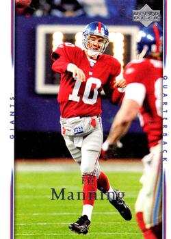 2007 Upper Deck #126 Eli Manning Front