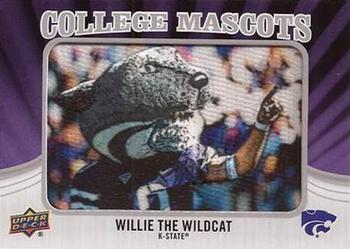 2012 Upper Deck - College Mascots Manufactured Patches #CM-3 Willie the Wildcat Front