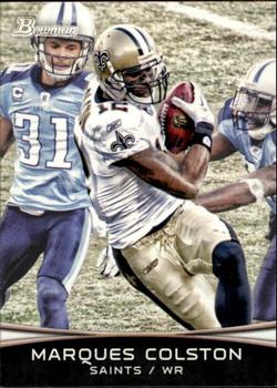 2012 Bowman #93 Marques Colston Front