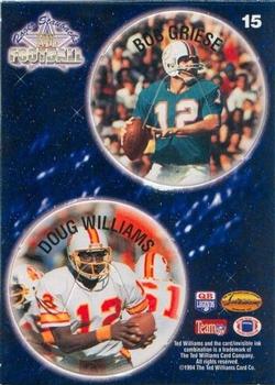 1994 Ted Williams Roger Staubach's NFL - POG Cards #15 Bob Griese / Doug Williams Front