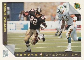 1992 Ultimate WLAF #160 Ronnie Williams Front