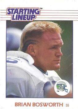 1988 Kenner Starting Lineup Cards #3599111040 Brian Bosworth Front