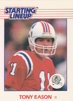 1988 Kenner Starting Lineup Cards #3599102010 Tony Eason Front