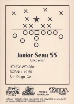 1997 Kenner Starting Lineup Cards #550362 Junior Seau Back