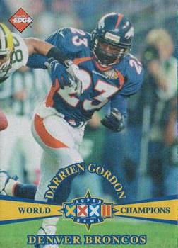 1998 Collector's Edge Super Bowl XXXII #7 Darrien Gordon Front