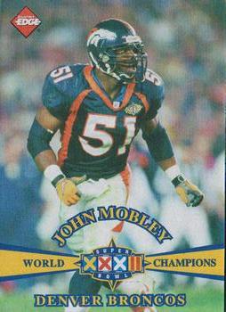 1998 Collector's Edge Super Bowl XXXII #10 John Mobley Front