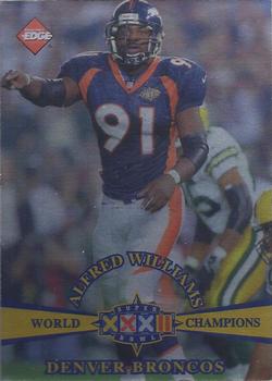 1998 Collector's Edge Super Bowl XXXII - Silver #12 Alfred Williams Front