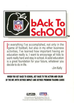 1994 NFL Properties Back to School #NNO Jim Kelly Back
