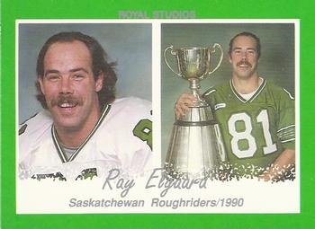 1990 Saskatchewan Roughriders #NNO Ray Elgaard Front