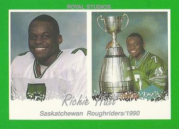 1990 Saskatchewan Roughriders #NNO Richie Hall Front