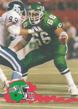 1991 Saskatchewan Roughriders #NNO Mike Anderson  Front