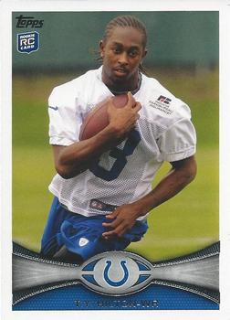 2012 Topps #14 T.Y. Hilton Front