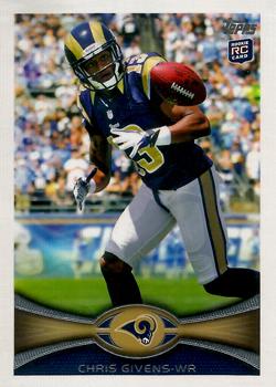 2012 Topps #357 Chris Givens Front