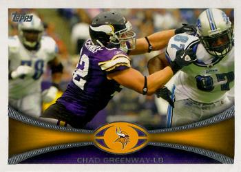 2012 Topps #417 Chad Greenway Front