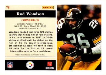 2012 Score - RC Flashbacks #78 Rod Woodson Back