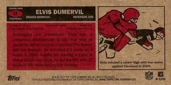 2012 Topps - 1965 Mini #54 Elvis Dumervil Back