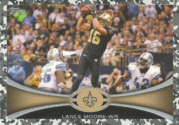 2012 Topps - Camo #281 Lance Moore Front