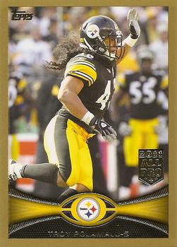 2012 Topps - Gold #10 Troy Polamalu Front