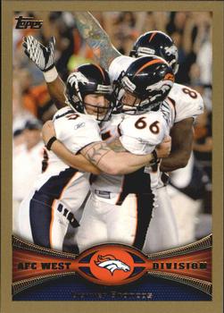 2012 Topps - Gold #324 Broncos Team Leaders Front