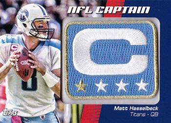 2012 Topps - NFL Captains Patches #NCP-MH Matt Hasselbeck Front