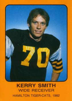 1982 Hamilton Tiger-Cats Safety #NNO Kerry Smith Front