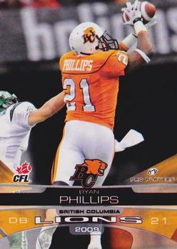 2009 Extreme Sports CFL #19 Ryan Phillips Front