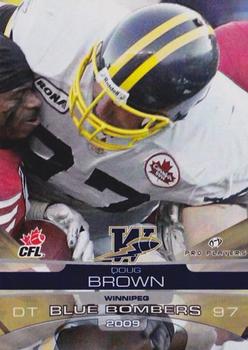2009 Extreme Sports CFL #85 Doug Brown Front