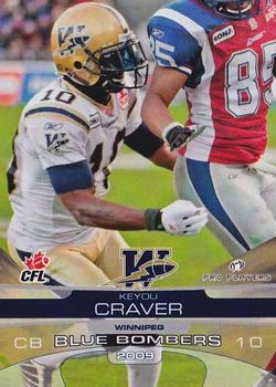 2009 Extreme Sports CFL #88 Keyou Craver Front
