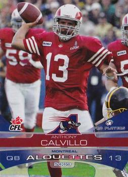 2009 Extreme Sports CFL #141 Anthony Calvillo Front