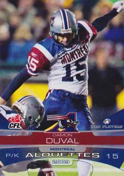 2009 Extreme Sports CFL #150 Damon Duval Front