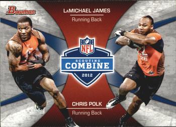 2012 Bowman - Combine Competition #CC-JP LaMichael James / Chris Polk Front