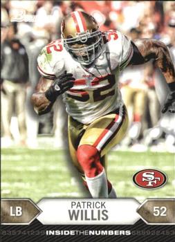 2012 Bowman - Inside the Numbers #ITN-PW Patrick Willis Front
