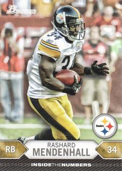 2012 Bowman - Inside the Numbers #ITN-RM Rashard Mendenhall Front